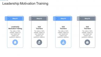 Leadership Motivation Training In Powerpoint And Google Slides Cpb