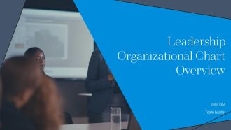 Leadership Organizational Chart Overview PPT Guidelines AT