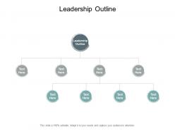 Leadership outline ppt powerpoint presentation slides templates cpb