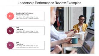 Leadership Performance Review Examples In Powerpoint And Google Slides Cpb