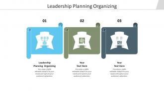 Leadership planning organizing ppt powerpoint presentation styles layout cpb