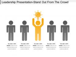 Leadership presentation stand out from the crowd