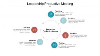 Leadership productive meeting ppt powerpoint presentation show infographic template cpb