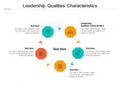 Leadership qualities characteristics ppt powerpoint presentation styles microsoft cpb