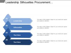 Leadership silhouettes procurement management plan commercial database technology roadmap
