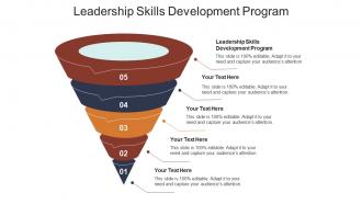 Leadership skills development program ppt powerpoint presentation infographic template cpb