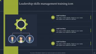 Leadership Skills Management Training Icon