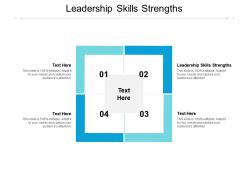 Leadership skills strengths ppt powerpoint presentation model example cpb