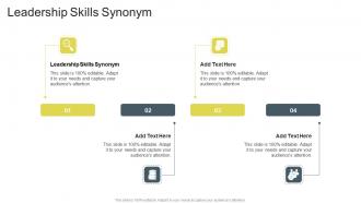 Leadership Skills Synonym In Powerpoint And Google Slides Cpb