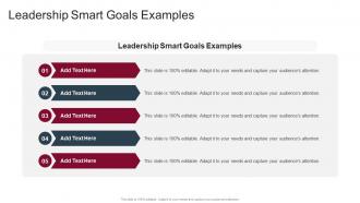 Leadership Smart Goals Examples In Powerpoint And Google Slides Cpb