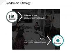 Leadership strategy ppt powerpoint presentation infographic template elements cpb