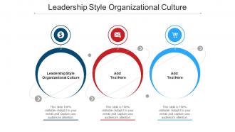 Leadership Style Organizational Culture In Powerpoint And Google Slides Cpb