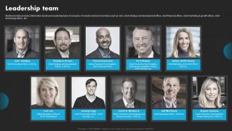 Leadership Team AT And T Company Profile CP SS