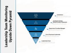 Leadership Team Monitoring Upside Down Pyramid