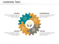 Leadership team ppt powerpoint presentation model design templates cpb