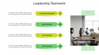 Leadership Teamwork In Powerpoint And Google Slides Cpb