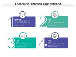 Leadership theories organizations ppt powerpoint presentation file files cpb