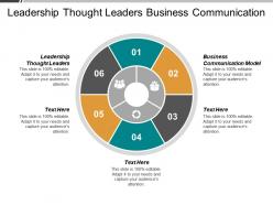 Leadership thought leaders business communication model nanotechnology application cpb