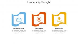 Leadership thought ppt powerpoint presentation ideas guide cpb