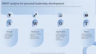 Leadership Training And Development SWOT Analysis For Personal Leadership Development