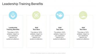 Leadership Training Benefits In Powerpoint And Google Slides Cpb