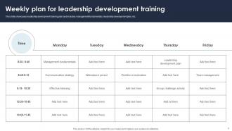 Leadership Training Powerpoint Ppt Template Bundles CRP Appealing Captivating