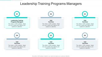 Leadership Training Programs Managers In Powerpoint And Google Slides Cpb