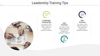 Leadership Training Tips In Powerpoint And Google Slides Cpb
