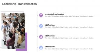 Leadership Transformation In Powerpoint And Google Slides Cpb