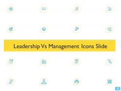 Leadership vs management powerpoint presentation slides