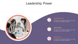 Leadership Vs Power In Powerpoint And Google Slides Cpb