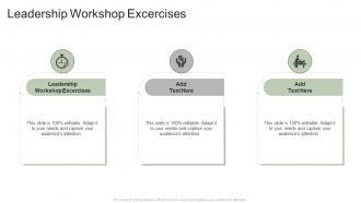 Leadership Workshop Excercises In Powerpoint And Google Slides Cpb