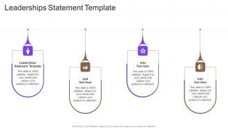 Leaderships Statement Template In Powerpoint And Google Slides Cpb