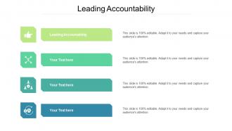 Leading Accountability Ppt Powerpoint Presentation Gallery Slides Cpb
