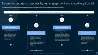 Leading And Preparing For 5g Determine Enterprise Opportunity And Engagement Associated To 5g