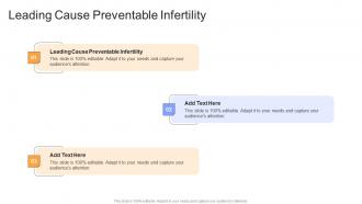 Leading Cause Preventable Infertility In Powerpoint And Google Slides Cpb