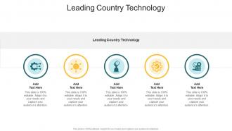 Leading Country Technology In Powerpoint And Google Slides Cpb