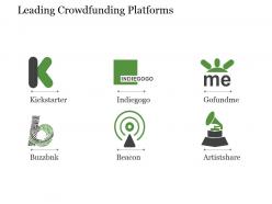 Leading Crowdfunding Platforms Powerpoint Slide Designs