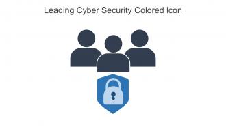 Leading Cyber Security Colored Icon In Powerpoint Pptx Png And Editable Eps Format