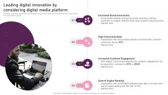 Leading Digital Innovation By Considering Digital Media Platform Reimagining Business In Digital Age