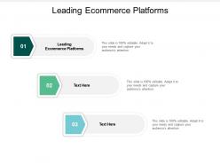 Leading ecommerce platforms ppt powerpoint presentation show aids cpb