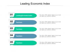 Leading economic index ppt powerpoint presentation file slide cpb