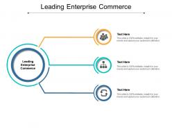 Leading enterprise commerce ppt powerpoint presentation ideas elements cpb