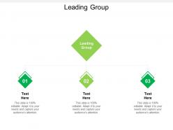 Leading group ppt powerpoint presentation summary master slide cpb