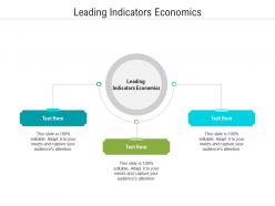 Leading indicators economics ppt powerpoint presentation professional clipart cpb