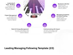 Leading managing following business ppt powerpoint presentation layouts layout ideas