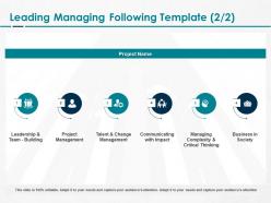 Leading managing following society ppt powerpoint presentation visuals