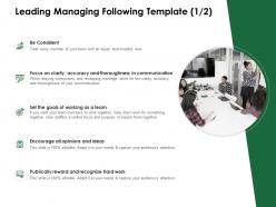 Leading managing following template publically reward ppt powerpoint presentation pictures
