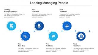 Leading managing people ppt powerpoint presentation ideas slides cpb