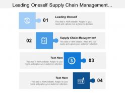 Leading oneself supply chain management developing customer interactions